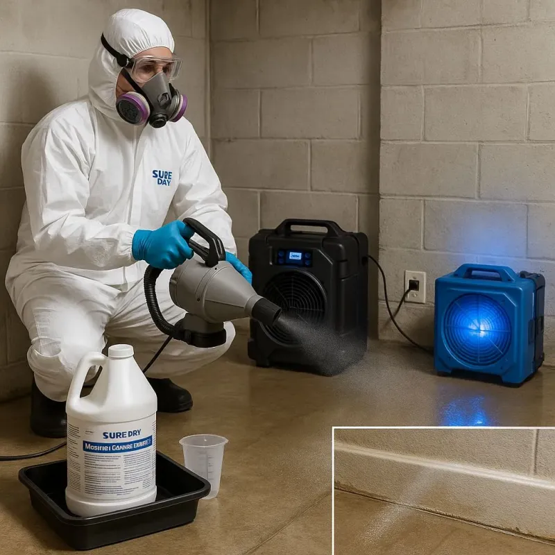 Sanitization and Odor Removal process in Three Rivers, CA